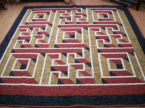 1114 Labyrinth Walk Quilt Patterns Optical Illusion Quilts