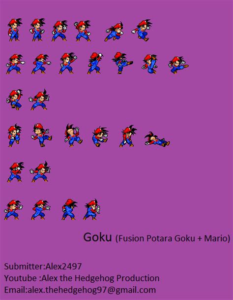Goku Fusion Goku Super Mario Lswi By Alex2497 On Deviantart