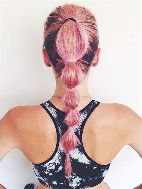 Gym Hairstyles Youll Wear All Summer Long Sporty Hairstyles Gym Hairstyles Workout Hair