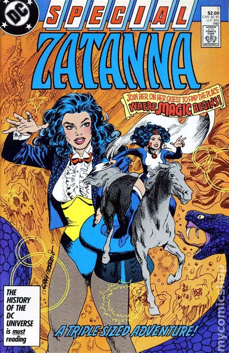 Zatanna Special 1987 1 Dc Comics Book Cover Art Super Heroes Villians