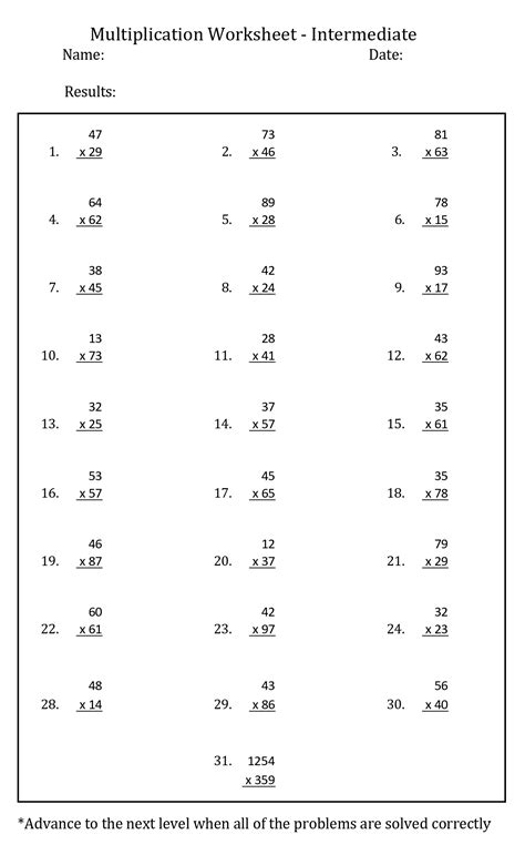 (warmup.) find the slope of the tangent line at the point (2, 4) on the curve y = x2. Free, printable multiplication worksheets for students - PrinterFriendly
