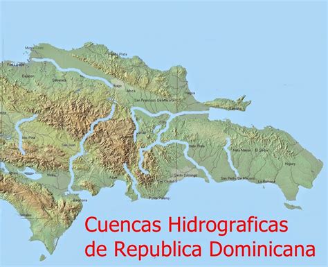 Principales Cuencas Hidrográficas De Rep Dominicana