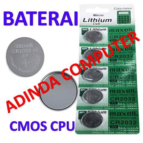 Jual Baterai CMOS CPU CR2032 Di Lapak Adinda Computer Bukalapak