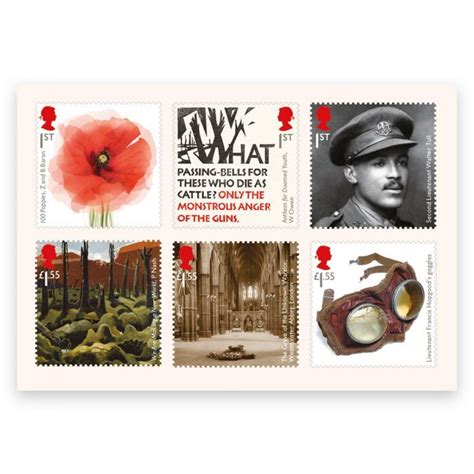 The First World War 1918 Mint Stamps Royal Mail Stamp World War