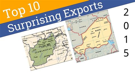 10 Countries With Surprising Exports Youtube