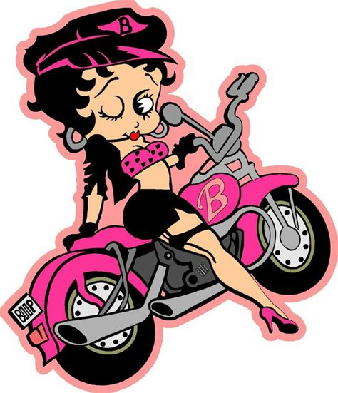 Biker Betty Boop Black Betty Boop Betty Boop Art Betty Boop Cartoon