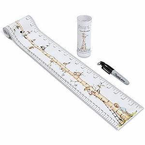 Measure Me Roll Up Height Chart For Children Retro Ruler Amazon Co