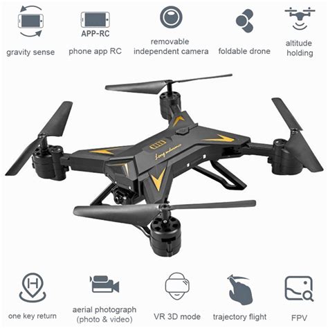 Ky601s Foldable Rc Quadcopter Camera Drone Hd 1080p Wifi Fpv Selfie
