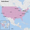 StepMap - Karte Essex - Landkarte für USA