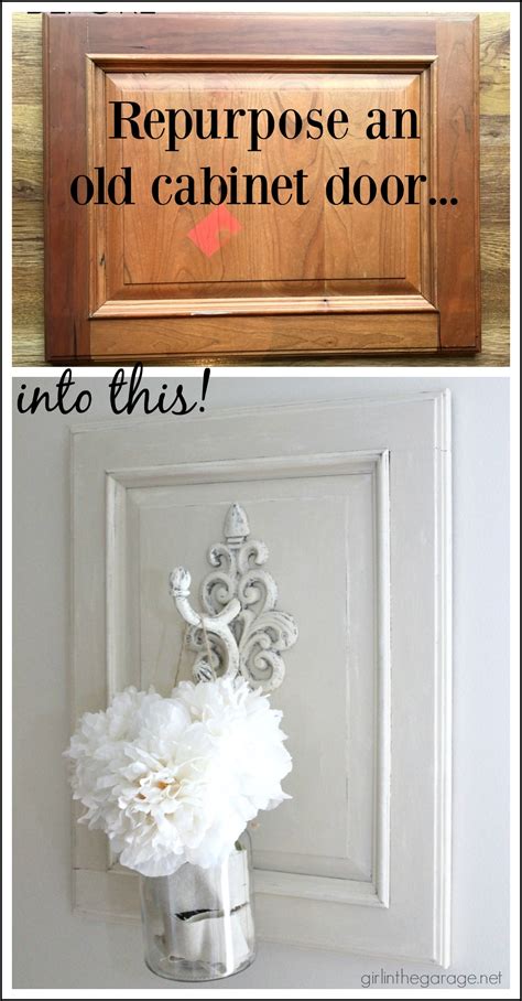 Cabinet doors are the face of your cabinets and switching them out can make all the difference in your space. Repurposed Cabinet Door to Chic Wall Decor - Girl in the ...