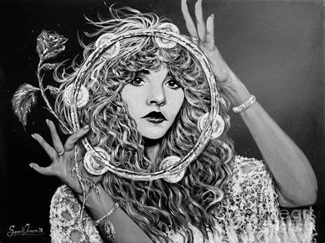 Stevie Nicks Gypsy Painting By Sarah Chreene Pixels