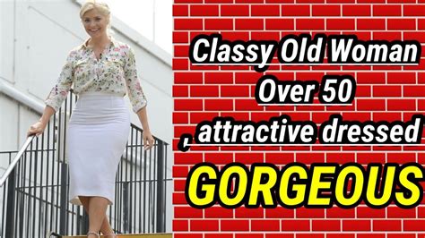 Classy Old Woman Attractively Dress Gorgeous 075 Youtube