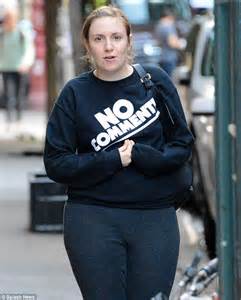 Lena Dunham Has No Comment Over Her Unflattering Ensemble As She Enjoys A Stroll In New York