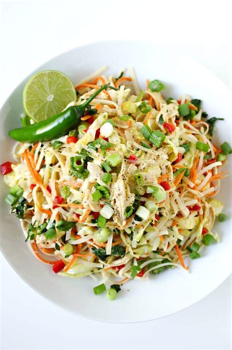 Vietnamese Chicken Salad With Rice Noodles The Forked Spoon