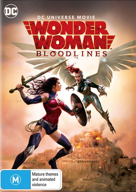 Wonder Woman Bloodlines Dvd Non Usa Format Region 4