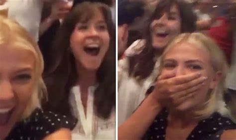 Coronation Street Cast Lucy Fallon And Brooke Vincent Lose It As