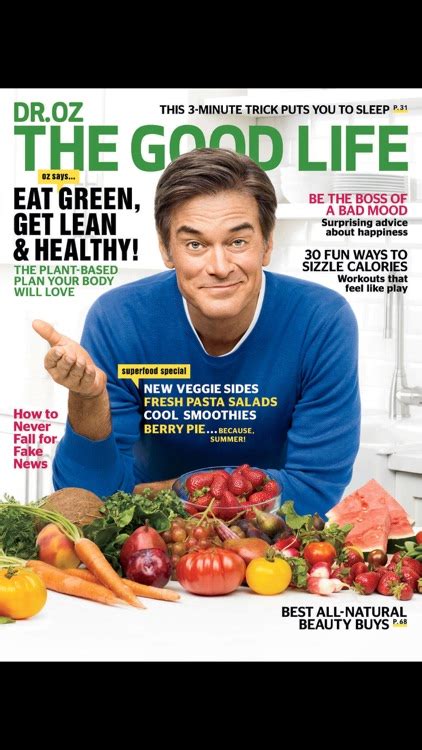 Dr Oz The Good Life Magazine Us By Hearst Communications Inc