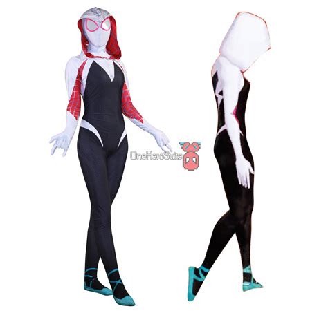 Gwen Stacy Spider Suit Into The Spider Verse Gwen Cosplay Bodysuit