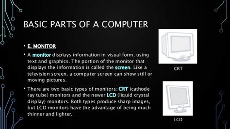 Lesson 30 Basic Parts And Functions Of Computer