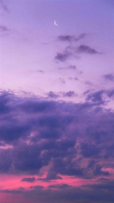 Tell us the truth, can you spend even a day without looking at your phone? Aesthetic Purple Clouds Wallpapers - Wallpaper Cave