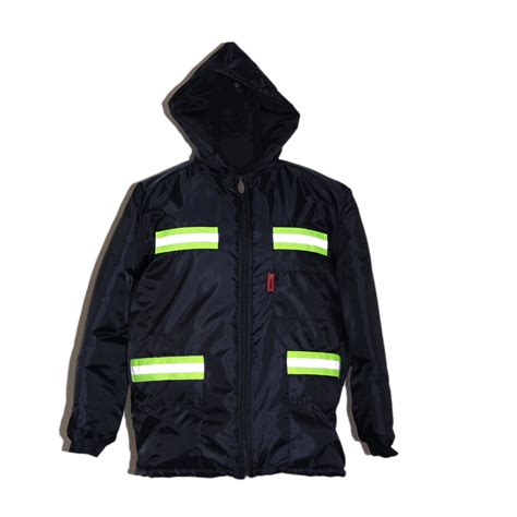 Jacket Freezer Navy Eskimo Cw Lime And Silver Reflective Tape Cross