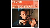 Mozart: Violin Concerto No. 4 in D major, K. 218 - Arthur Grumiaux ...