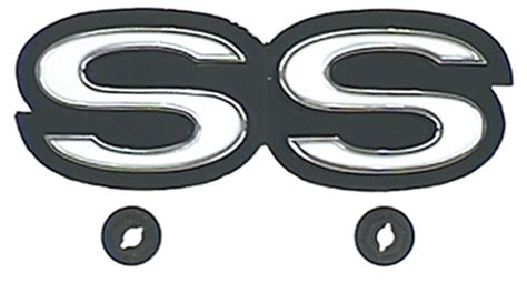 Rear Body Emblem Ss 69 Camaro Tail Pan Emblems Chq W 393