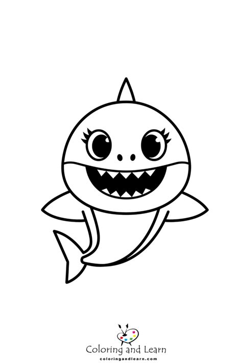 Pinkfong Baby Shark Coloring Pages Free 2024 Coloring And Learn
