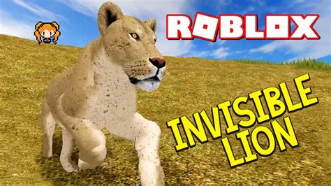 Roblox Wild Savannah Testing A 🦁 Lion Disappears When Crouching 🦁 How