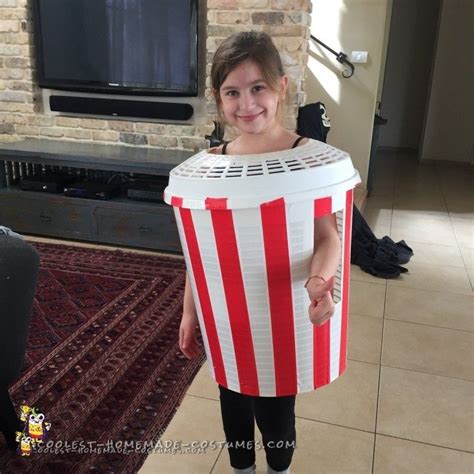 What A Cool Diy Popcorn Costume And Ceiling Lampshade Popcorn