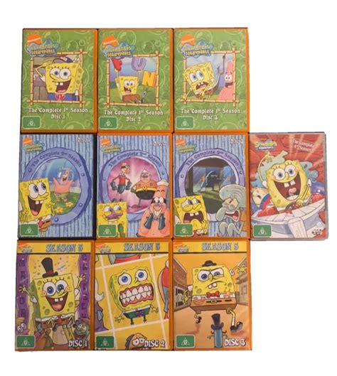 Spongebob Squarepants Complete Seasons 1245 Dvd Set Collection
