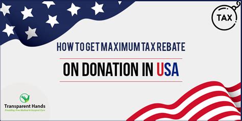 Tax Rebate On Charitable Donations