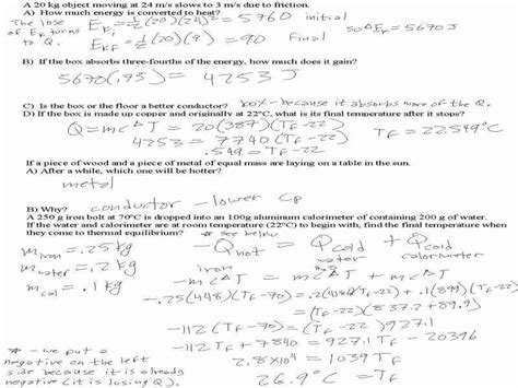 Calorimetry lab gizmo answers activity c. Answer Key Calorimetry Gizmo Answers + mvphip Answer Key