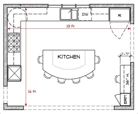 Open concept kitchens are a practical design solution in the case of small homes. Kitchen Floor Plans