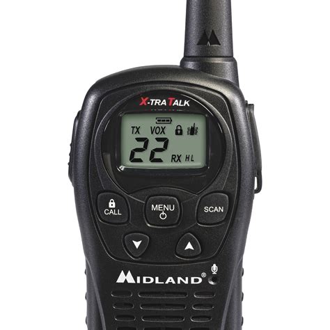 Midland Handheld Gmrs Radio — Pair 24 Mile Range Model Lxt500vp3