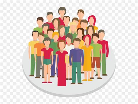 Crowd Clipart Person Icon Group Of People Png Transparent Png