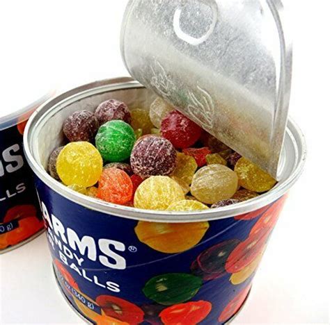 Charms Sour Balls Hard Candy Tin One 12 Oz Can Free Shipping Ebay