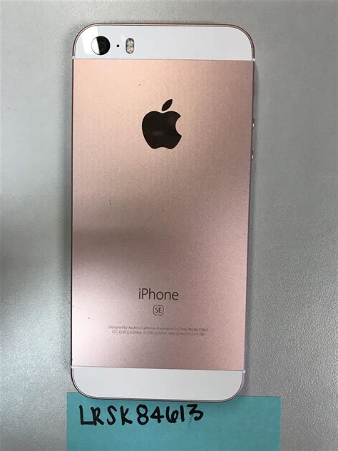 apple iphone se 1st gen 2016 unlocked rose gold 64gb a1662 lrsk84613 swappa