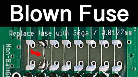 Fixing Blown Trace Fuse On Diy Pcb Battery Powerwalls Youtube