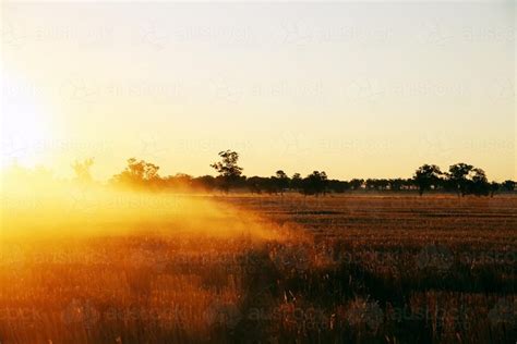 Image Of Dusty Field Austockphoto
