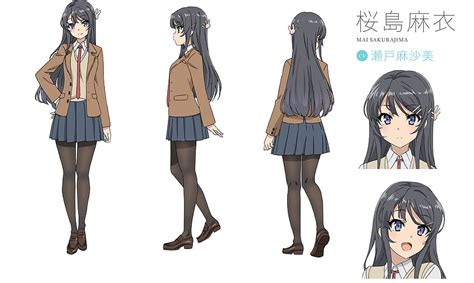 Seishun Buta Yarou Wa Bunny Girl Senpai No Yume Wo Minai Characters Anime Design Hd Wallpaper