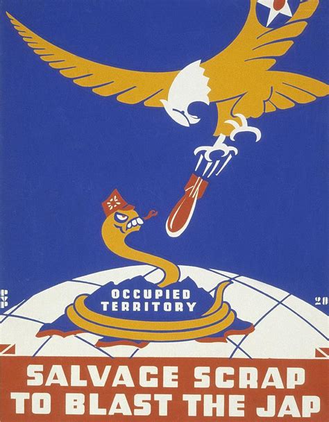 World War Ii 1939 1945 Anti Japanese Poster Sponsored By The Thirteenth