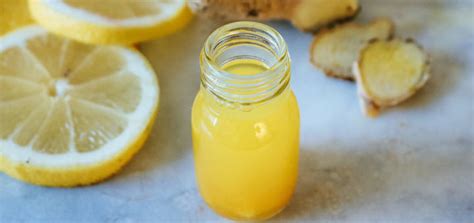 Ginger Lemon Immunity Booster Shots Recipes