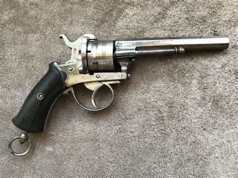 Beautiful Large 9 Mm Pinfire Revolver Type Lefaucheux The Catawiki