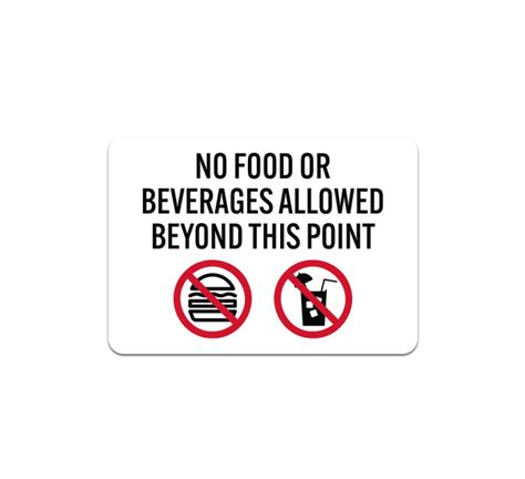 Shop No Food Or Drink Beyond This Point Signs Bannerbuzz