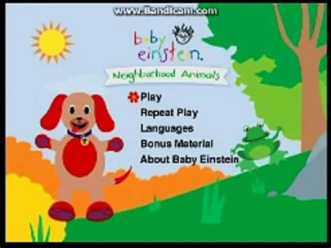 Opening To Baby Einsteinneighborhood Animals 2004 Dvd Dailymotion Video