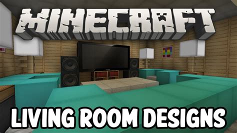 Look no further, here's a tutorial just for you! Minecraft Interior Design - Living Room Edition - YouTube