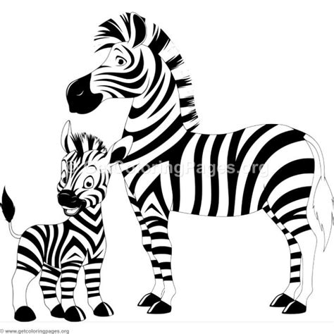Mother Zebra With Baby Coloring Pages Baby Coloring Pages Coloring
