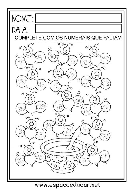 Atividades Com Numerais N Meros Prontas Para Imprimir