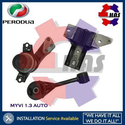 ORIGINAL ENGINE MOUNTING SET PERODUA MYVI 1 3 AUTO 12309 BZ040 12306 BZ021 12305 BZ080